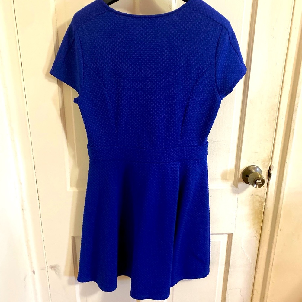 Beautiful Cobalt Blue Skater Dress sz. L